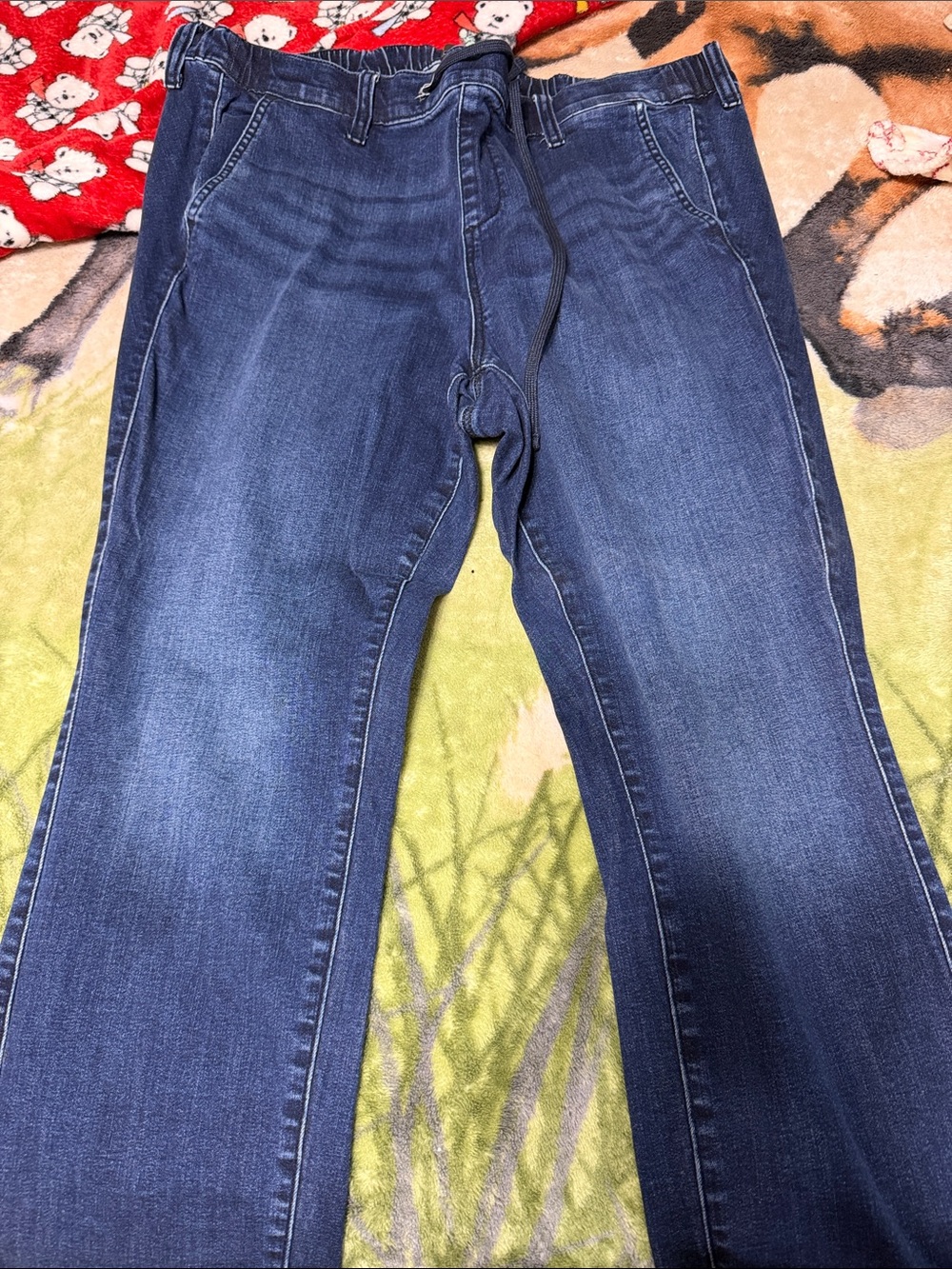 torrid Dark Blue Straight-Leg Jeans